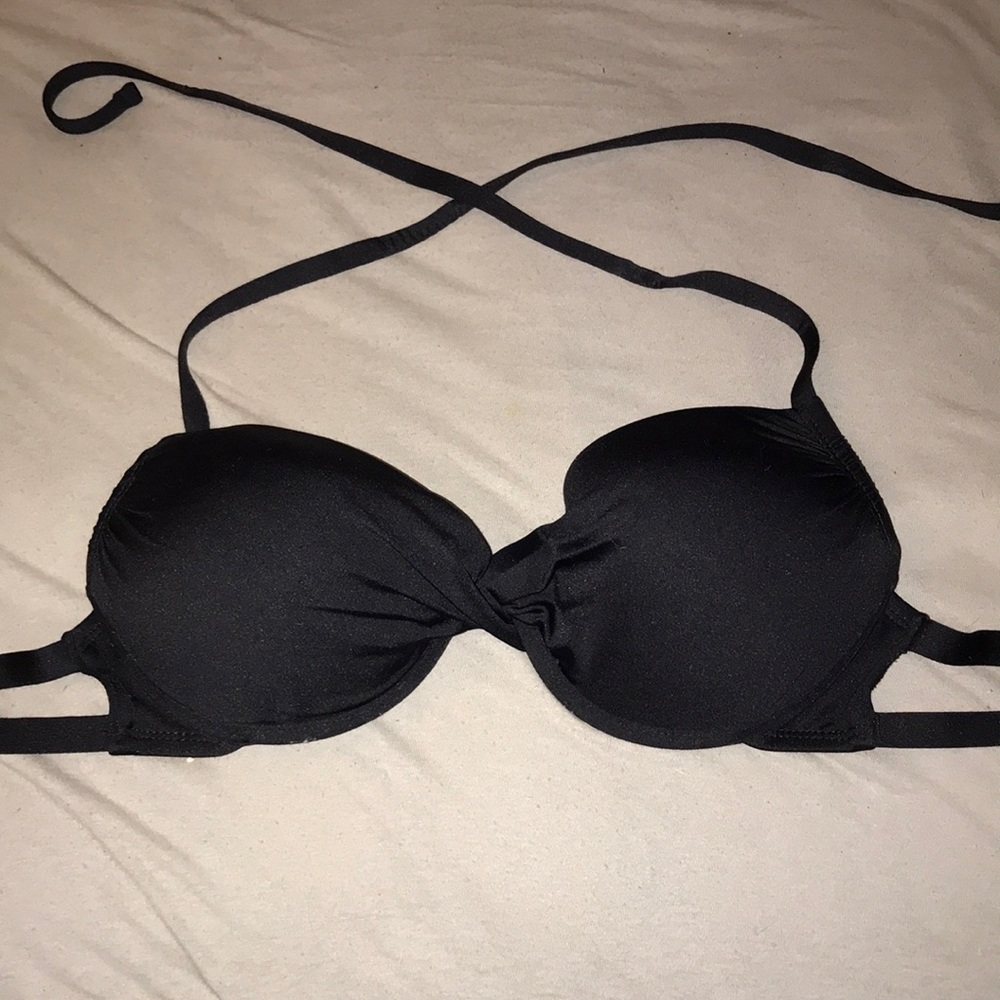 Black bikini top